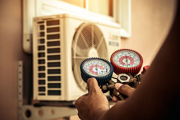 Professional Hvac Installation technician working in Mount Gilead, NC